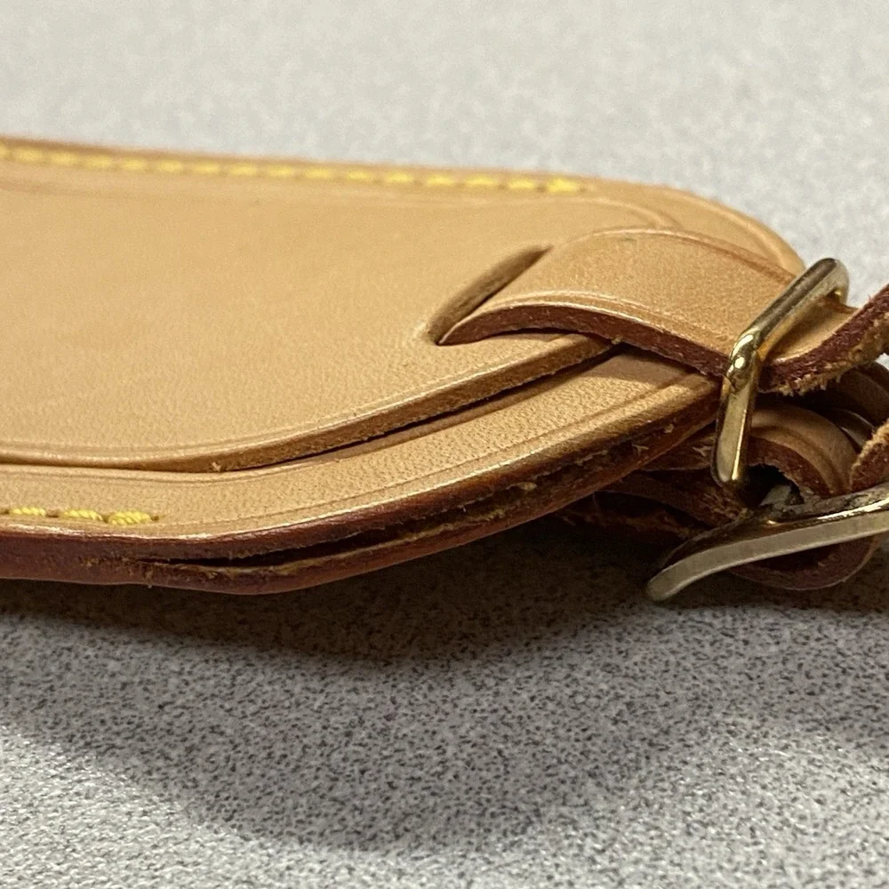 Authentic Louis Vuitton Luggage Tag Excellent Condition SEE THE‎ PHOTOS